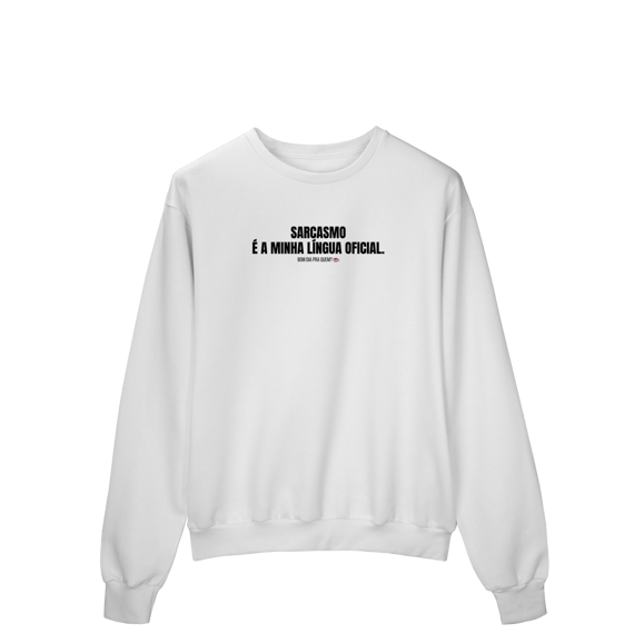 moletom fechado || minha língua oficial