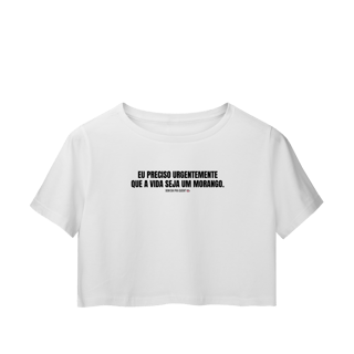 cropped || eu preciso urgentemente que a vida seja um morango