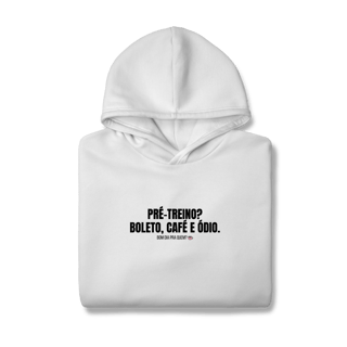 Nome do produto moletom canguru || pré-treino? boleto, café e ódio