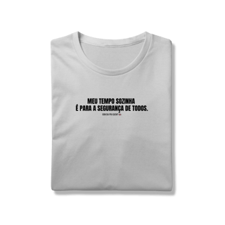 Nome do produto t-shirt || meu tempo sozinha