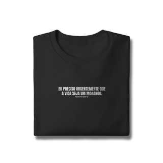Nome do produto Moletom Prime Fechado | Eu preciso urgentemente que a vida seja um morango