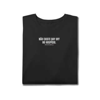 Nome do produto t-shirt pluz size || não existe day off no hospício