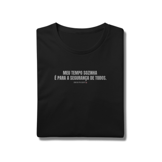 Nome do produto t-shirt || meu tempo sozinha