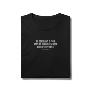Nome do produto t-shirt || eu esperava o pior