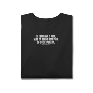 Nome do produto t-shirt plus size || eu esperava o pior