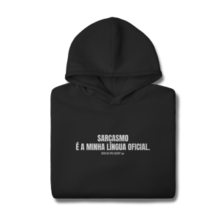 Nome do produto moletom canguru || minha língua oficial