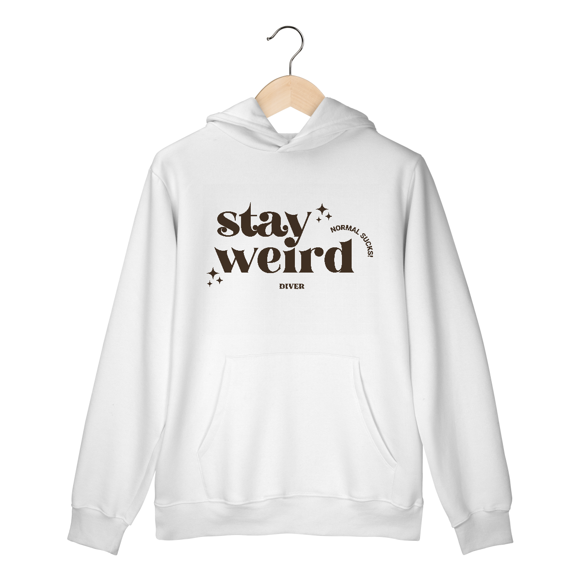Nome do produto: Moletom Canguru Stay Weird