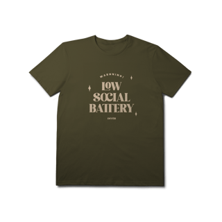 Nome do produto Tshirt Low Battery