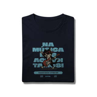 Nome do produto Tshirt Música Gato