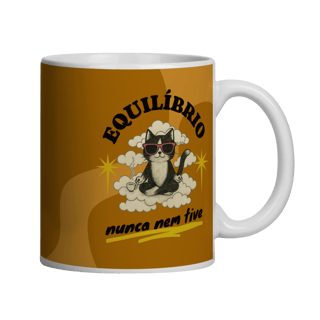 Caneca Equilíbrio Gato