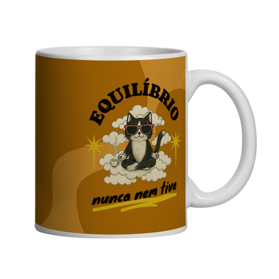 Caneca Equilíbrio Gato