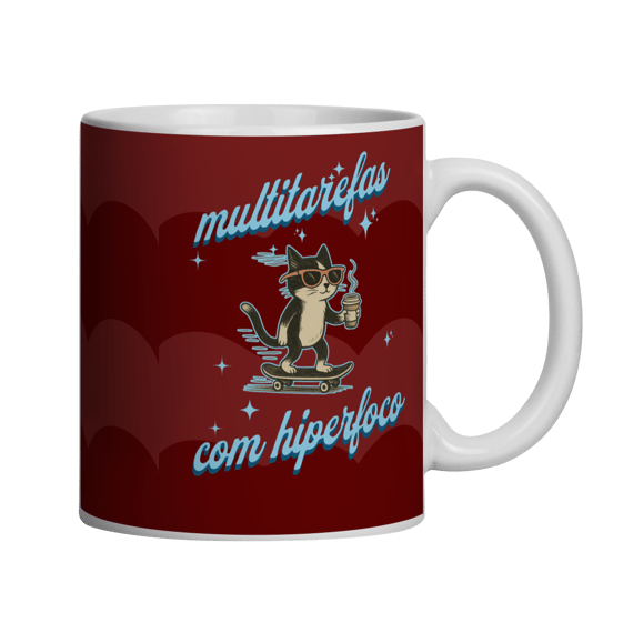 Caneca Multitarefas Gato