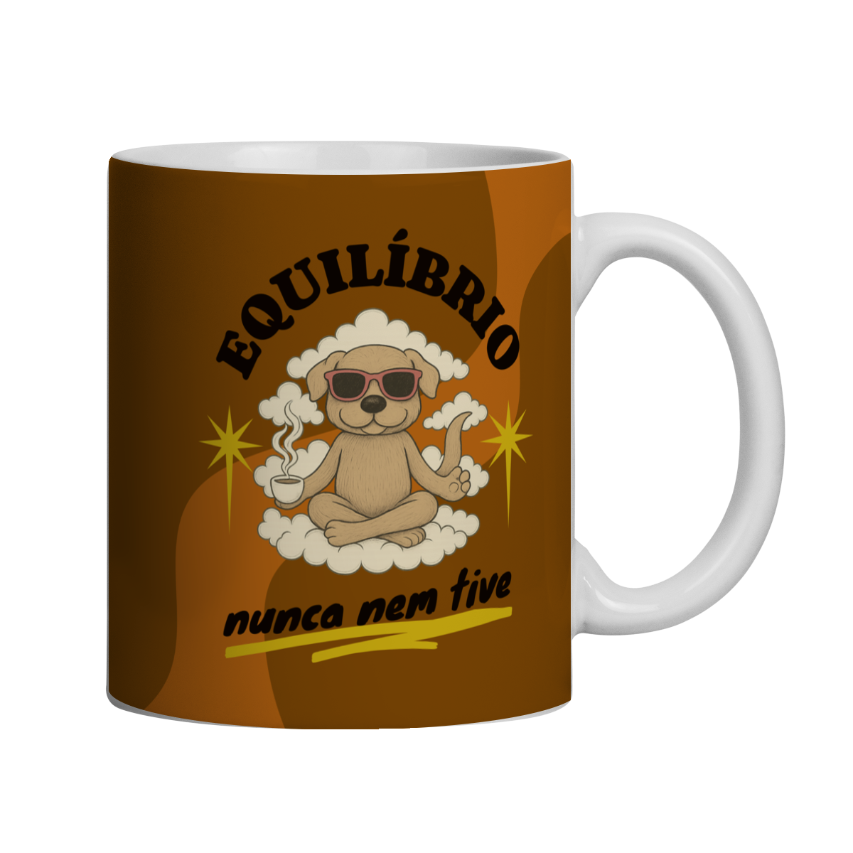 Nome do produto: Caneca Equilíbrio Cachorro
