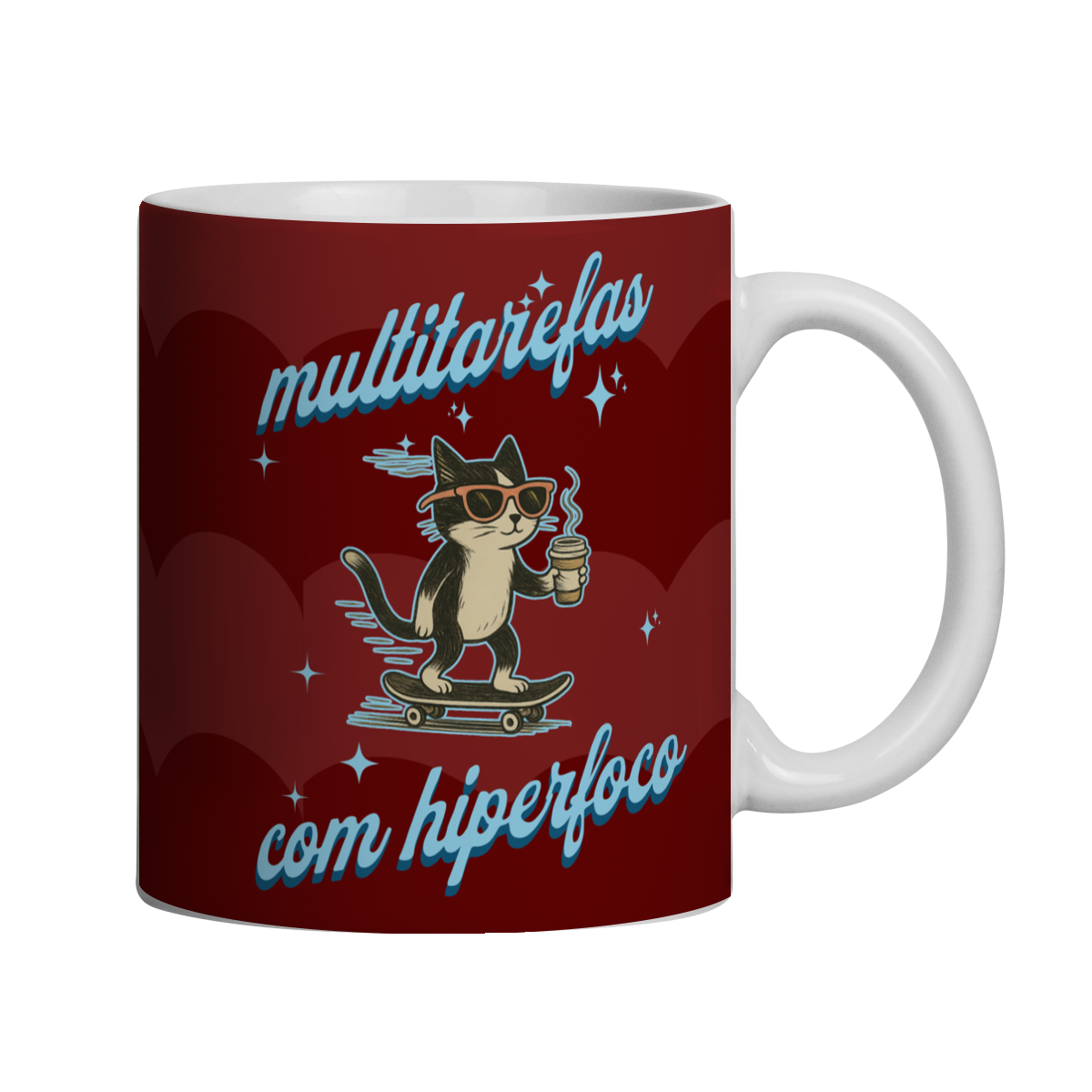 Nome do produto: Caneca Mulritarefas Gato