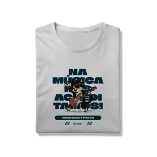 Nome do produto Tshirt Música Gato