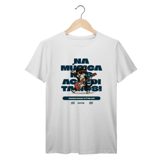 Nome do produto Tshirt Música Gato