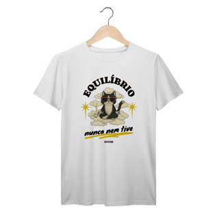 Nome do produto Tshirt Equilíbrio Gato