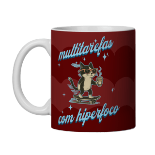 Nome do produto Caneca Mulritarefas Gato
