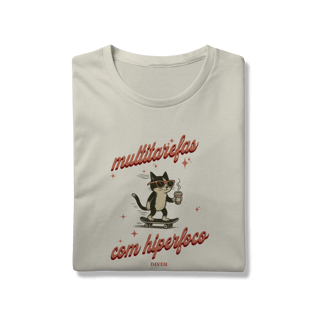 Nome do produto Tshirt Multitarefas Gato