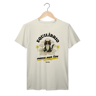 Nome do produto Tshirt Equilíbrio Gato