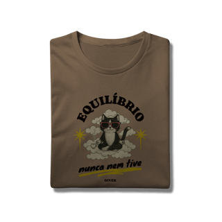 Nome do produto Tshirt Equilíbrio Gato