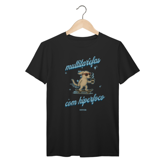 Tshirt Multitarefas Cachorro