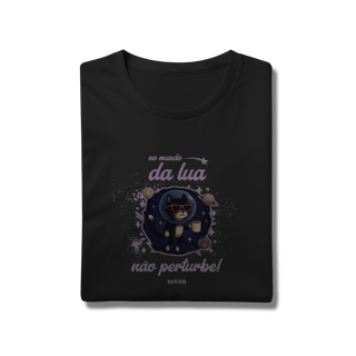 Nome do produto Tshirt Mundo da Lua Gato