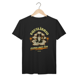 Nome do produto Tshirt Equilíbrio Gato