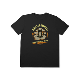 Nome do produto Tshirt Equilíbrio Gato