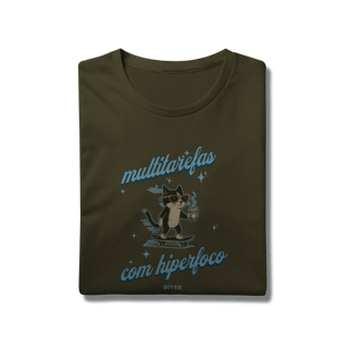 Nome do produto Tshirt Multitarefas Gato