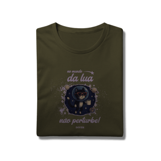 Nome do produto Tshirt Mundo da Lua Gato