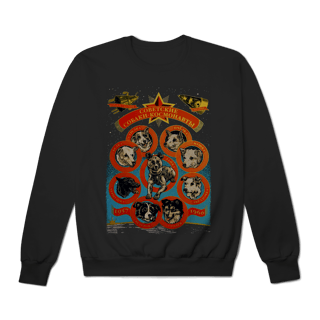 Nome do produto Moletom - Cães Cosmonautas Soviéticos