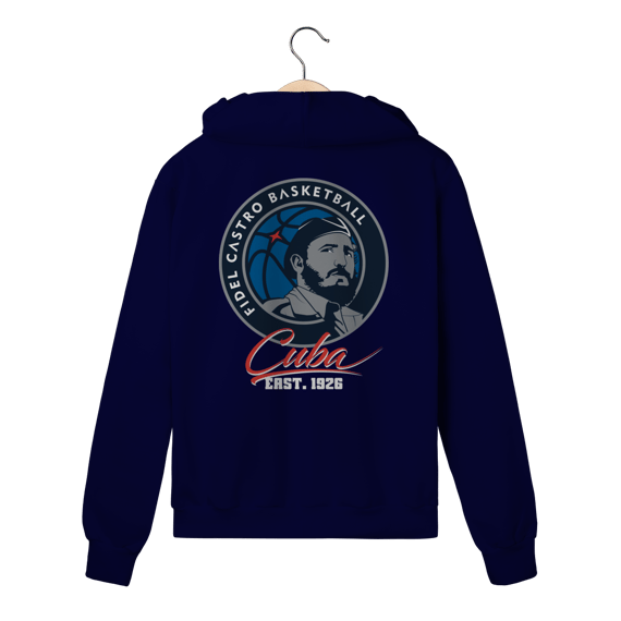 Moletom com Zíper - Fidel Castro Basketball