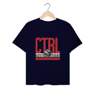 Nome do produto Plus Size - CTRL+Z no Capitalismo (Vermelho)