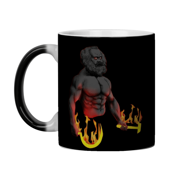 Caneca Mágica - Marx on Fire!