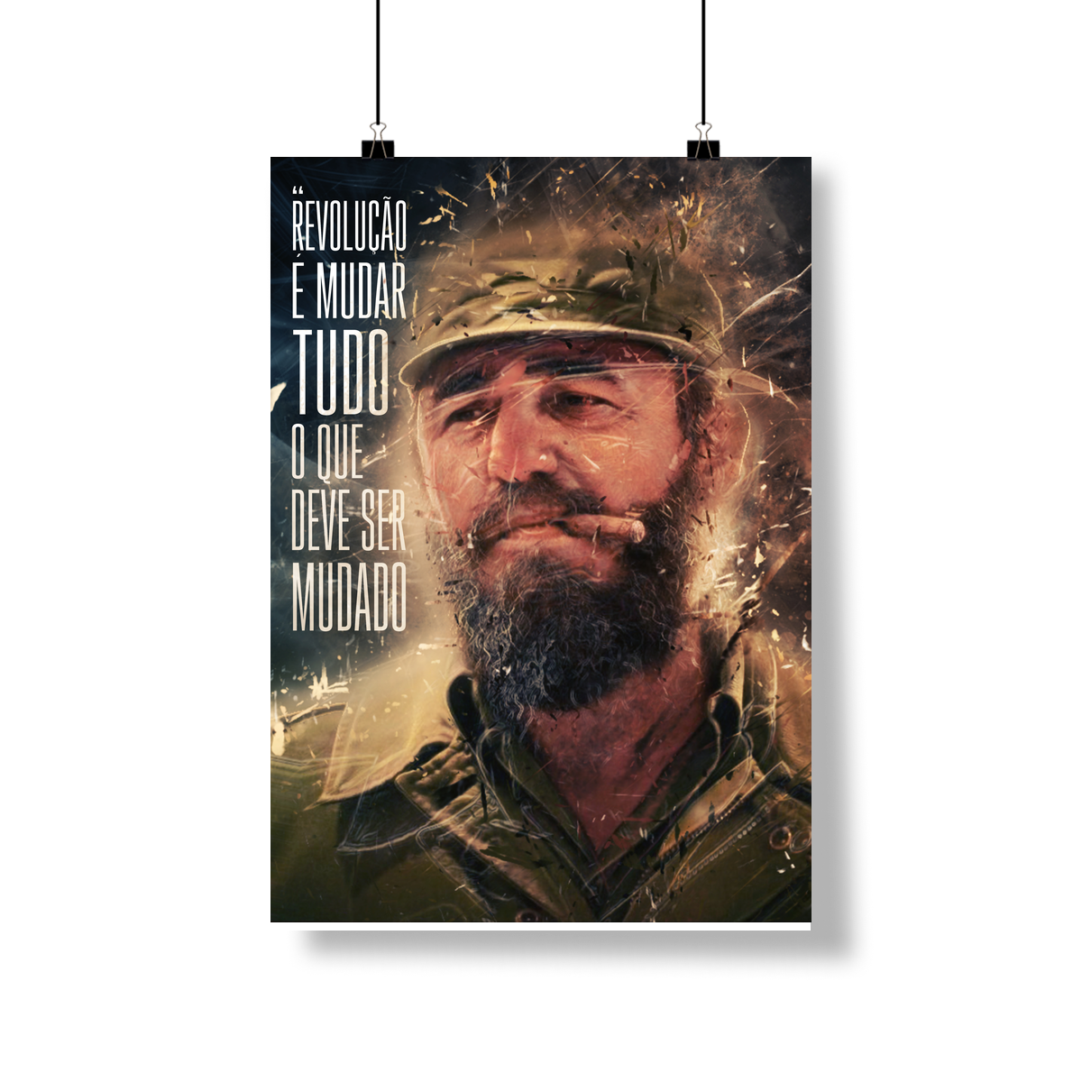 Nome do produto: Pôster - Fidel Castro