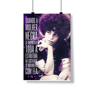 Nome do produto Pôster - Ângela Davis