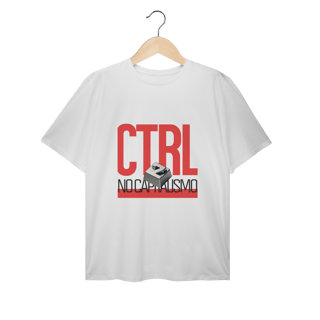 Nome do produto Plus Size - CTRL+Z no Capitalismo (Vermelho)