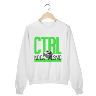 Nome do produto Moletom - CTRL+Z no Capitalismo