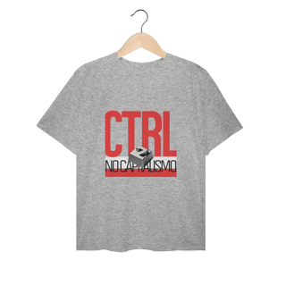 Nome do produto Plus Size - CTRL+Z no Capitalismo (Vermelho)