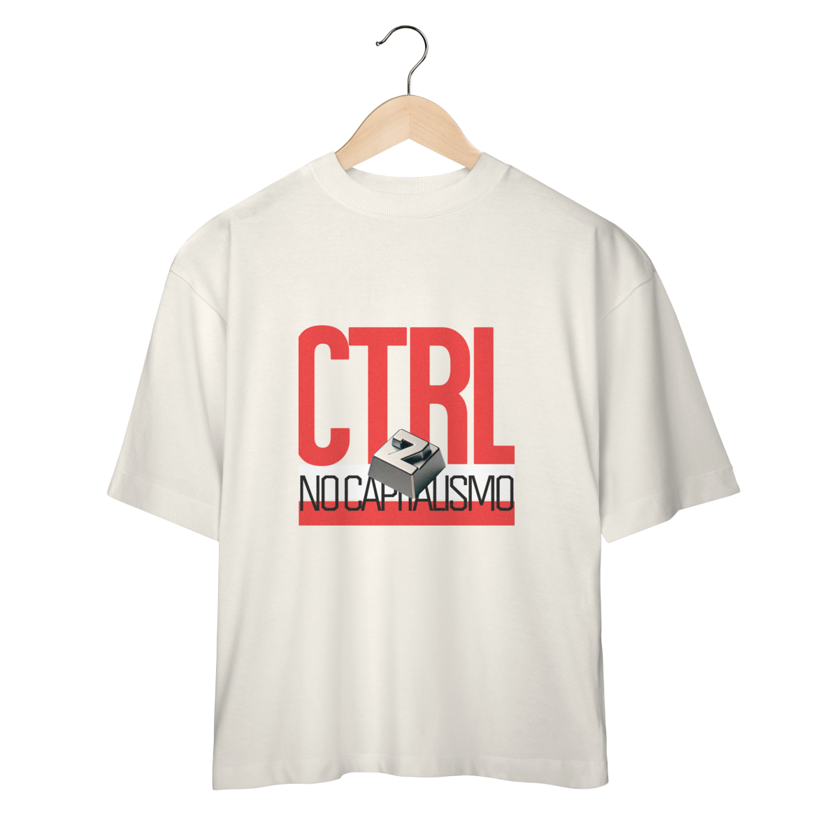 Oversized - CTRL+Z no Capitalismo (Vermelho)