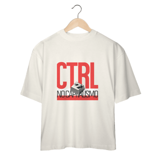 Nome do produto Oversized - CTRL+Z no Capitalismo (Vermelho)