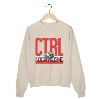 Moletom - CTRL+Z no Capitalismo (Vermelho)