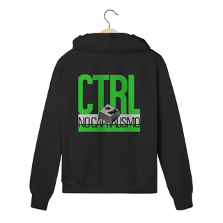 Moletom com Zíper - CTRL+Z no Capitalismo