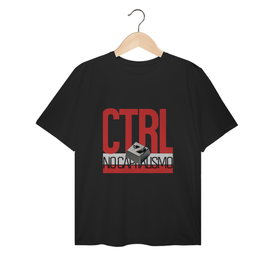 Plus Size - CTRL+Z no Capitalismo (Vermelho)