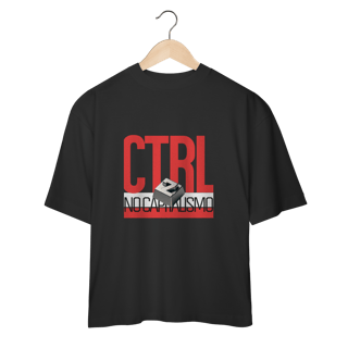 Nome do produto Oversized - CTRL+Z no Capitalismo (Vermelho)