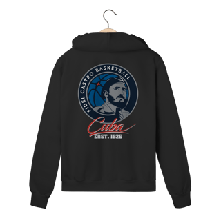 Nome do produto Moletom com Zíper - Fidel Castro Basketball