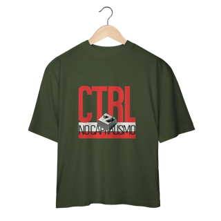 Nome do produto Oversized - CTRL+Z no Capitalismo (Vermelho)