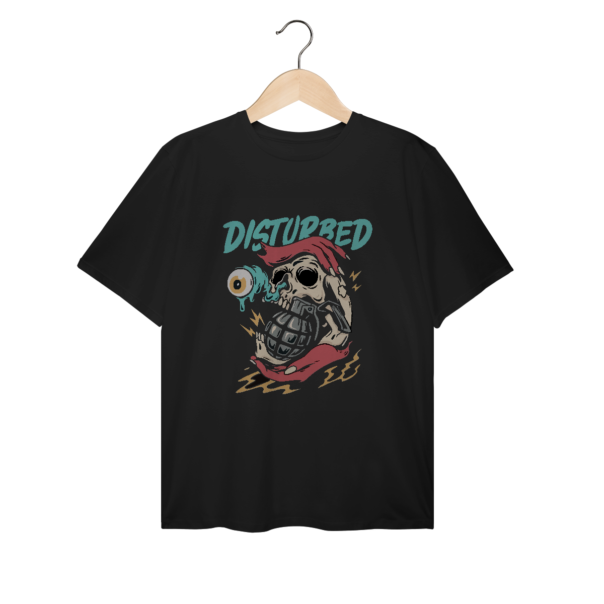 Nome do produto: T-Shirt Plus Size Disturbedd