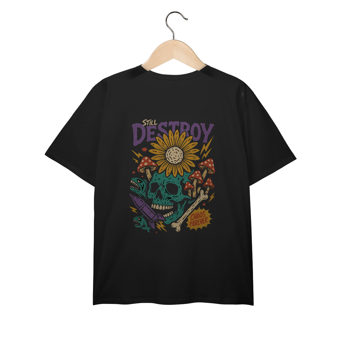 Nome do produto: T-Shirt Plus Size Still Destroy